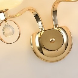 Moderne, Samtidskunstnerisk Galvanisert Funksjon For Krystall, Omgivelseslys, Vegglampe