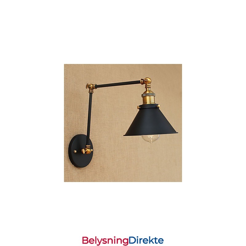 Vegglampe I Messing, Vintage, Industriell Vegglampe, Hjemmebelysning, Innendørsdekor, Vegglampe