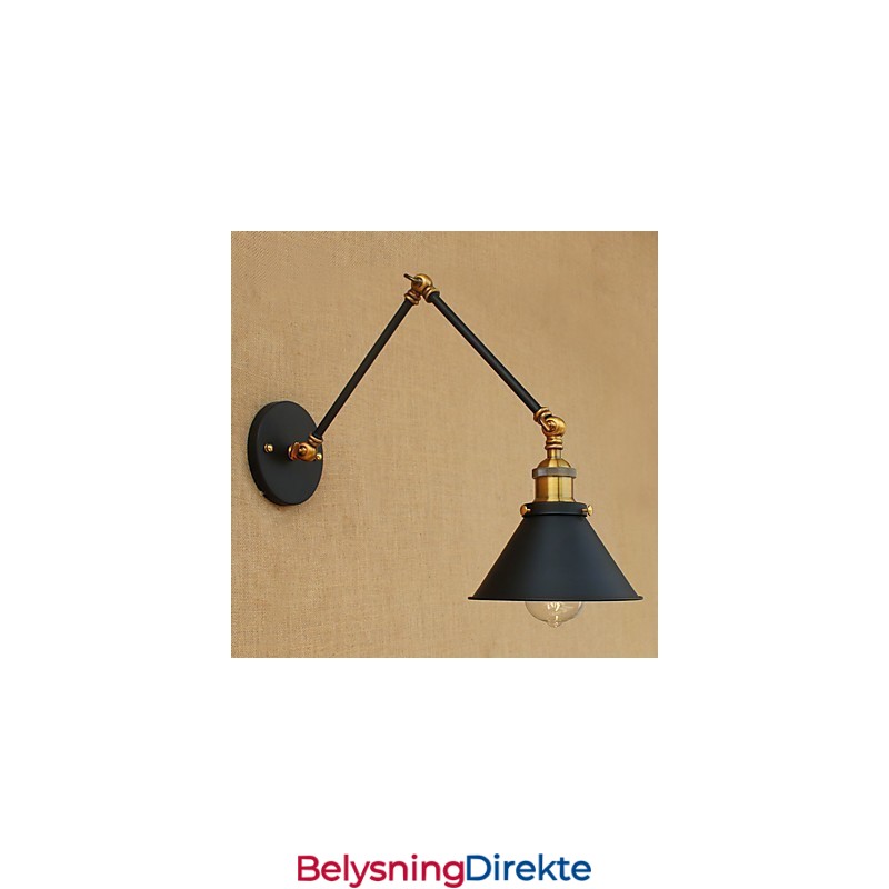 Vegglampe I Messing, Vintage, Industriell Vegglampe, Hjemmebelysning, Innendørsdekor, Vegglampe