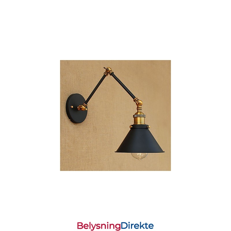 Vegglampe I Messing, Vintage, Industriell Vegglampe, Hjemmebelysning, Innendørsdekor, Vegglampe