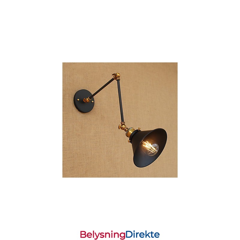 Vegglampe I Messing, Vintage, Industriell Vegglampe, Hjemmebelysning, Innendørsdekor, Vegglampe