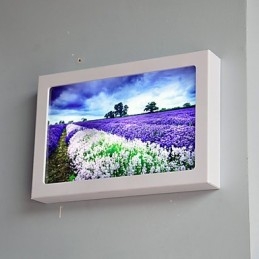 Integrert Moderne Samtidskunstnerisk Moderne Samtidsmalerifunksjon For Omgivende Lysvegglamper