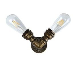 Vegglampe Vegglampe Veggjernsvegglampe Dum Black Lightsaber-Lampe På Veggen