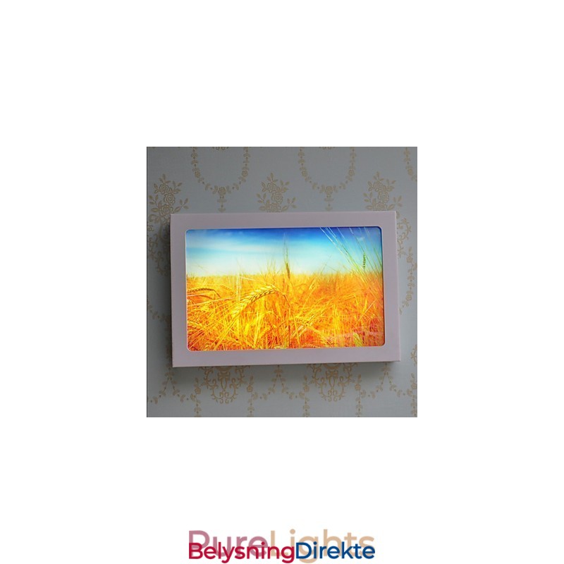 Integrert Moderne Samtidskunstnerisk Moderne Samtidsmalerifunksjon For Omgivende Lysvegglamper