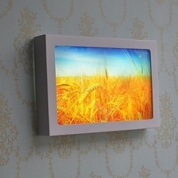 Integrert Moderne Samtidskunstnerisk Moderne Samtidsmalerifunksjon For Omgivende Lysvegglamper