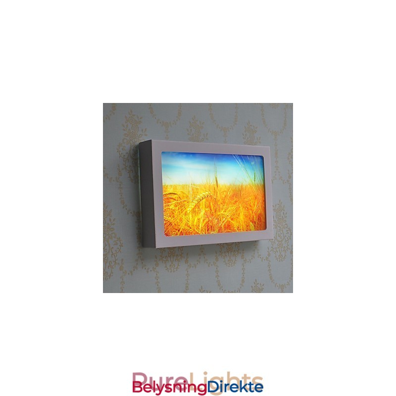 Integrert Moderne Samtidskunstnerisk Moderne Samtidsmalerifunksjon For Omgivende Lysvegglamper