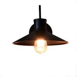 Vegglampe Vegglampe Veggjernsvegglampe Dum Black Lightsaber-Lampe På Veggen