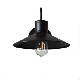 Vegglampe Vegglampe Veggjernsvegglampe Dum Black Lightsaber-Lampe På Veggen