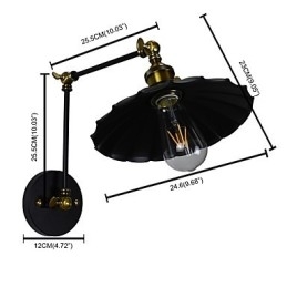 Rustikk Hytte Tradisjonell Klassisk Maling Funksjon For Downlight Vegglamper Vegglampe