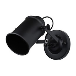 Malt Stålvegglampe Dum Svart Amerikansk Kaffedekorasjon Retro Vegglampe Lyssabellampe På Vegg