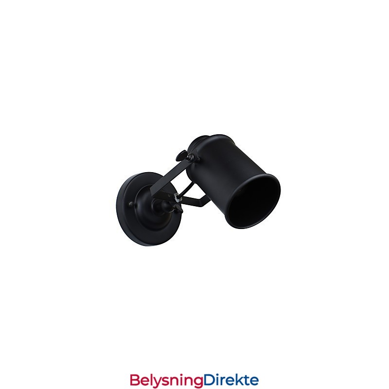 Malt Stålvegglampe Dum Svart Amerikansk Kaffedekorasjon Retro Vegglampe Lyssabellampe På Vegg