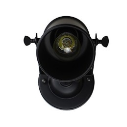 Malt Stålvegglampe Dum Svart Amerikansk Kaffedekorasjon Retro Vegglampe Lyssabellampe På Vegg