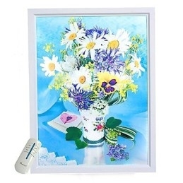 Integrert Moderne Samtidskunstnerisk Moderne Samtidsmalerifunksjon For Omgivende Lysvegglamper