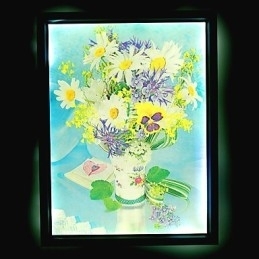 Integrert Moderne Samtidskunstnerisk Moderne Samtidsmalerifunksjon For Omgivende Lysvegglamper