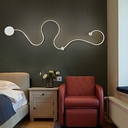 Vegglampe Moderne Samtidsmaleri Aluminium Vegglampe For Soverom Trappe Stue Lampe