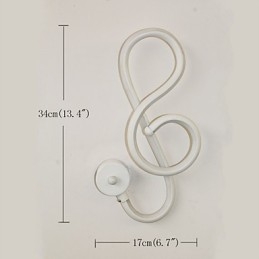 Enkel Moderne Kreativ Lysstang Vegglampe Innebygd Lampe Korridorlys Soverom Nattbordslampe Aluminiumslampe