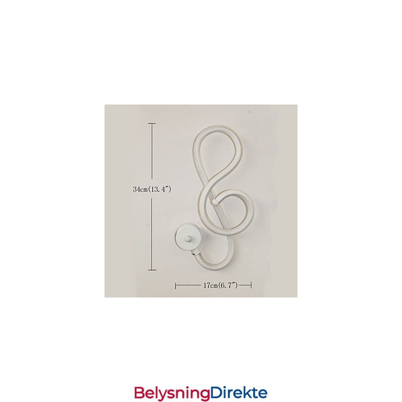 Enkel Moderne Kreativ Lysstang Vegglampe Innebygd Lampe Korridorlys Soverom Nattbordslampe Aluminiumslampe