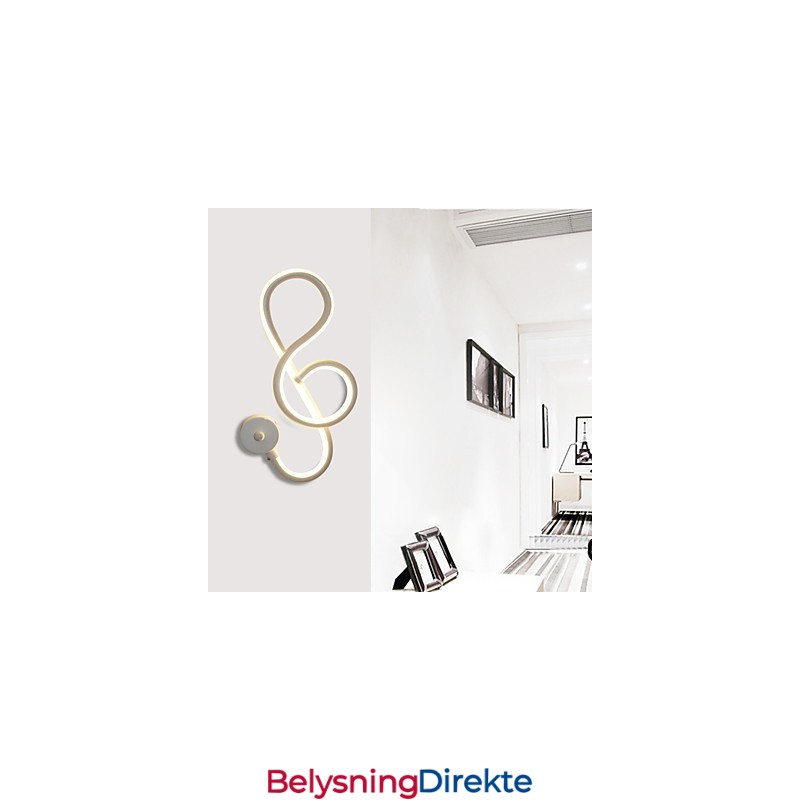 Enkel Moderne Kreativ Lysstang Vegglampe Innebygd Lampe Korridorlys Soverom Nattbordslampe Aluminiumslampe