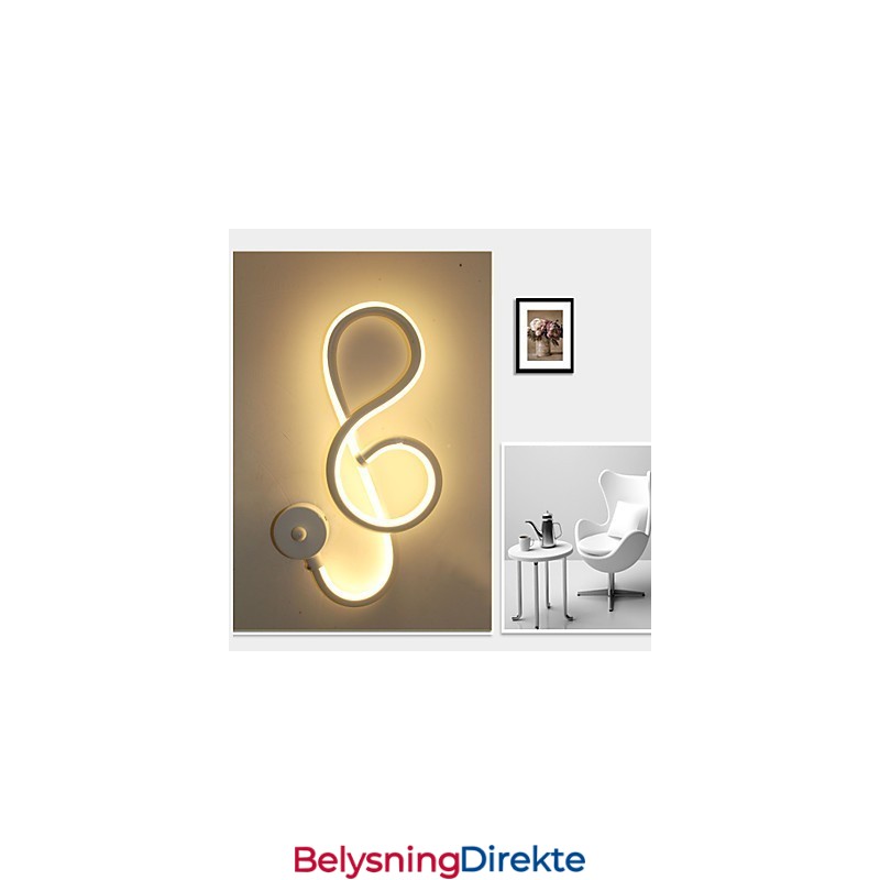 Enkel Moderne Kreativ Lysstang Vegglampe Innebygd Lampe Korridorlys Soverom Nattbordslampe Aluminiumslampe