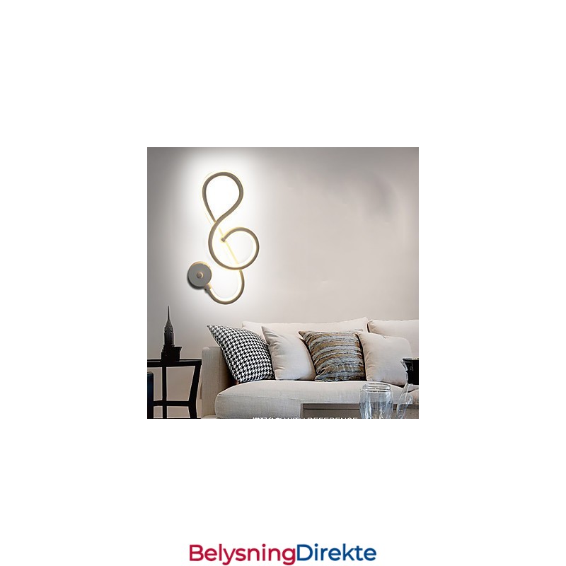 Enkel Moderne Kreativ Lysstang Vegglampe Innebygd Lampe Korridorlys Soverom Nattbordslampe Aluminiumslampe