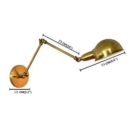 Rustikk Hytte Tradisjonell Klassisk Antikk Messingfunksjon For Downlight Vegglamper Vegglampe