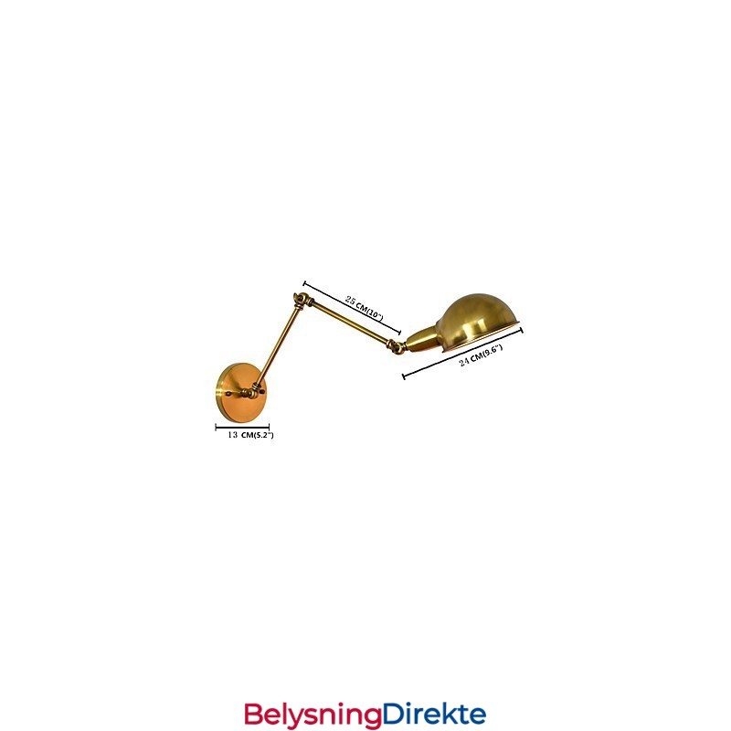 Rustikk Hytte Tradisjonell Klassisk Antikk Messingfunksjon For Downlight Vegglamper Vegglampe