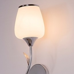 Metallisk Moderne, Moderne Innfelt Og Takmontert Lampe Med Vegglampe