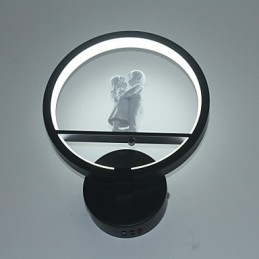 Vegglampe Moderne Minimalistisk Stue Dekorativ Aluminium Korridor Balkonglampe Soverom Nattbordslampe