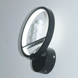 Vegglampe Moderne Minimalistisk Stue Dekorativ Aluminium Korridor Balkonglampe Soverom Nattbordslampe