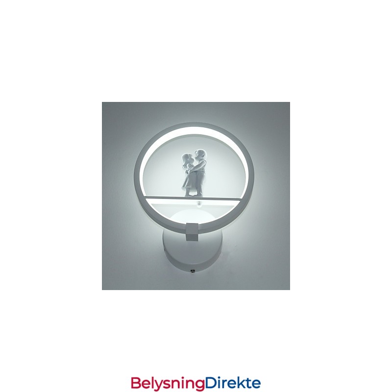 Vegglampe Moderne Minimalistisk Stue Dekorativ Aluminium Korridor Balkonglampe Soverom Nattbordslampe