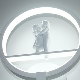 Vegglampe Moderne Minimalistisk Stue Dekorativ Aluminium Korridor Balkonglampe Soverom Nattbordslampe