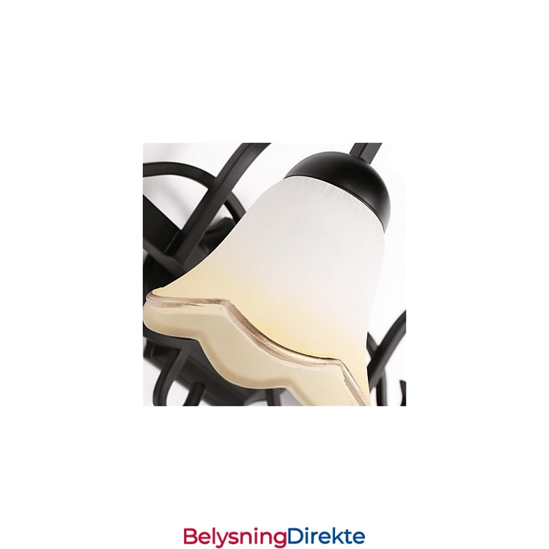 Landlig Retro-Maleri Med Øyebeskyttelse, Omgivelseslys, Vegglamper, Vegglampe