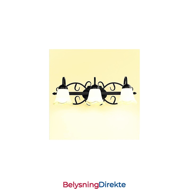 Landlig Retro-Maleri Med Øyebeskyttelse, Omgivelseslys, Vegglamper, Vegglampe