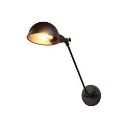 Malt Stålvegglampe Dum Svart Amerikansk Kaffedekorasjon Retro Vegglampe Lyssabellampe På Vegg