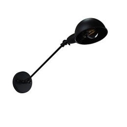 Malt Stålvegglampe Dum Svart Amerikansk Kaffedekorasjon Retro Vegglampe Lyssabellampe På Vegg