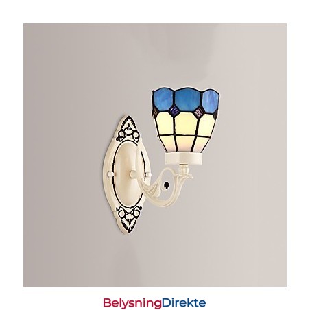 Rustikk Hyttemaling For Omgivelseslys Vegglampe Med Vegglampe