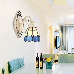 Rustikk Hyttemaling For Omgivelseslys Vegglampe Med Vegglampe