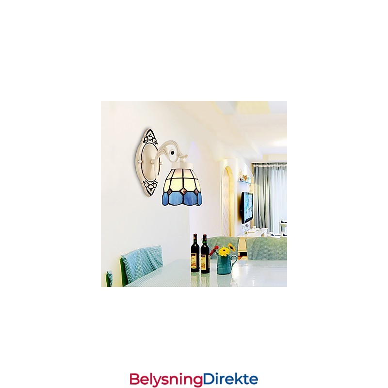 Rustikk Hyttemaling For Omgivelseslys Vegglampe Med Vegglampe