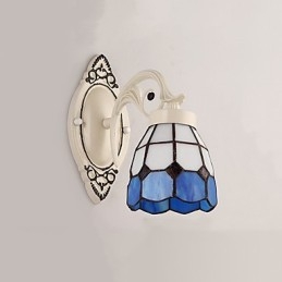 Rustikk Hyttemaling For Omgivelseslys Vegglampe Med Vegglampe