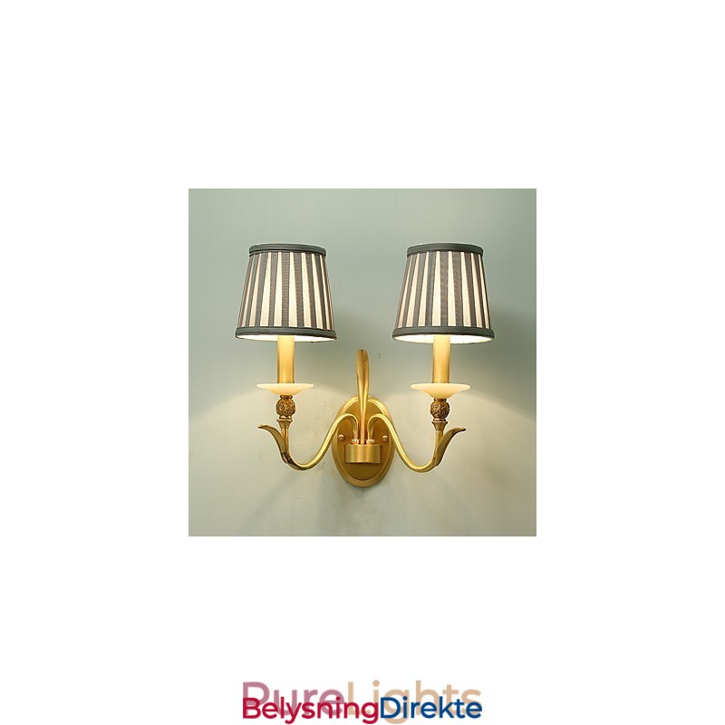 Enkel, Landlig, Tradisjonell, Klassisk Messingfunksjon For Mini-Stil, Opplyst Vegglampe