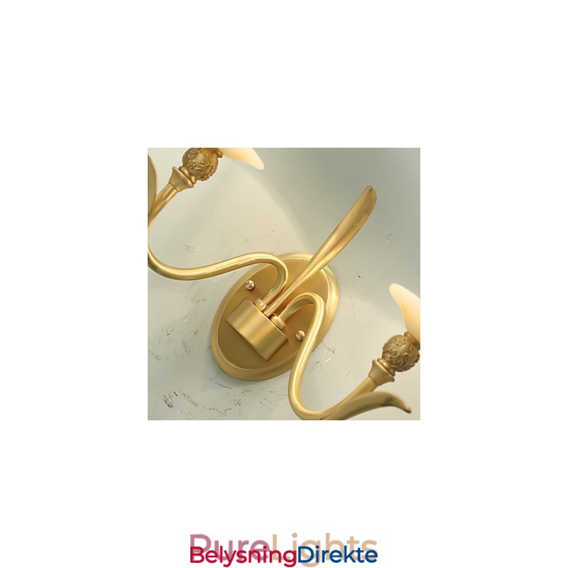 Enkel, Landlig, Tradisjonell, Klassisk Messingfunksjon For Mini-Stil, Opplyst Vegglampe