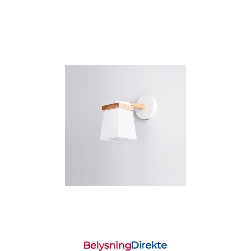 Firkantet Glassskjermvegglampe For Soverom Moderne Funksjon Omgivelseslys Vegglampe Vegglampe