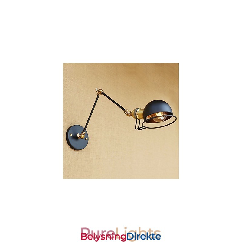 Maleri I Vintagestil For Øyebeskyttelse Med Svingarm I Ministil, Omgivelseslys, Svingarmlamper, Vegglamper