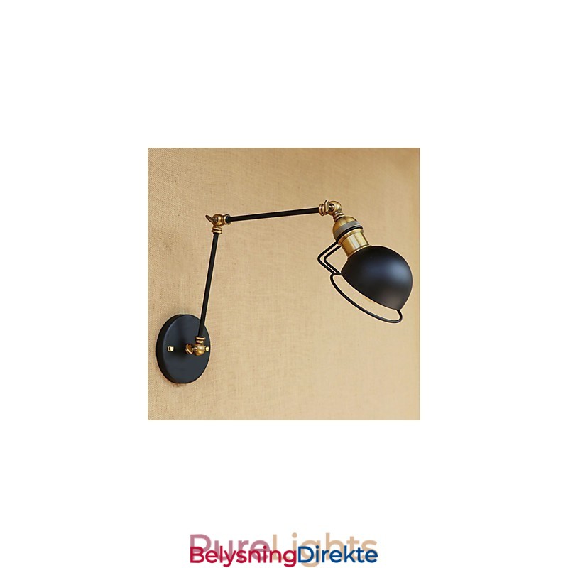 Maleri I Vintagestil For Øyebeskyttelse Med Svingarm I Ministil, Omgivelseslys, Svingarmlamper, Vegglamper