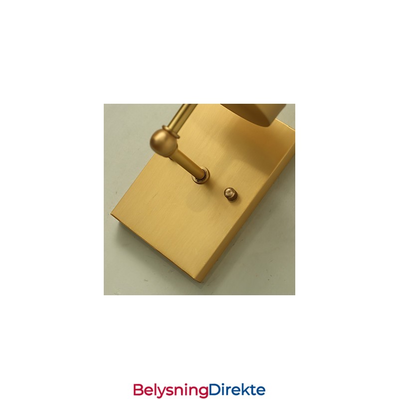 Tradisjonell Klassisk Landlig Messingfunksjon For Mini-Stil Opplyst Vegglampe I Messing