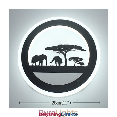 Akryl Rund Nattbordslampe Til Soverom, Originalitet, Moderne Korridorlampe, Inngangslampe