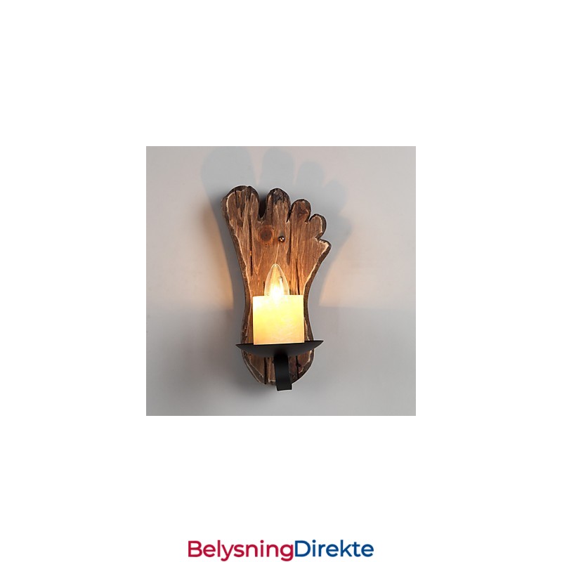 Enkelthodet Industriell Vintage Retro Tre Metall Maling Farge Vegglampe For Hjem Hotell Korridor Dekor Vegglampe