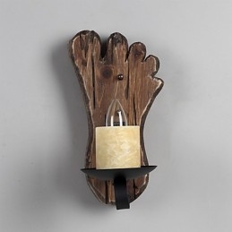 Enkelthodet Industriell Vintage Retro Tre Metall Maling Farge Vegglampe For Hjem Hotell Korridor Dekor Vegglampe