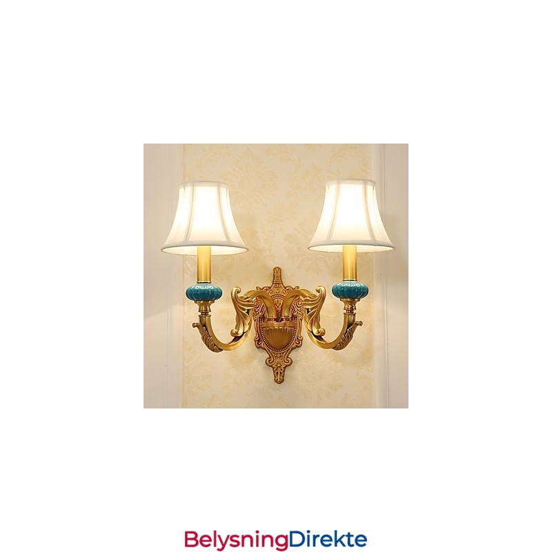 Enkel, Landlig, Tradisjonell, Klassisk Messingfunksjon For Mini-Stil, Opplyst Vegglampe