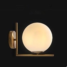 Moderne Og Innleid Glassvegglampe I Smijern - Individualitet